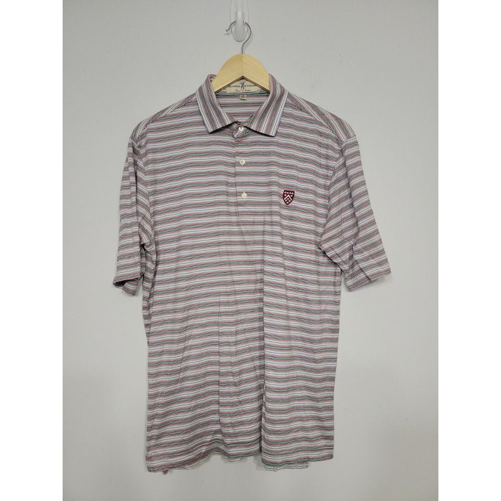 Fairway &‎ Greene Mens Shirt Size Medium Striped Golf